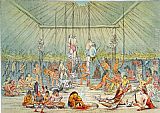 George Catlin Mandan Ceremony painting